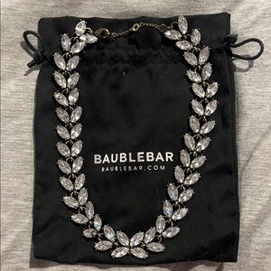 BaubleBar Elegant Silver Necklace
